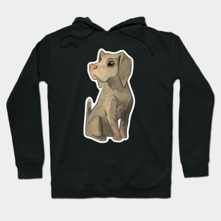 Lavender Watercolor Weimaraner Hoodie